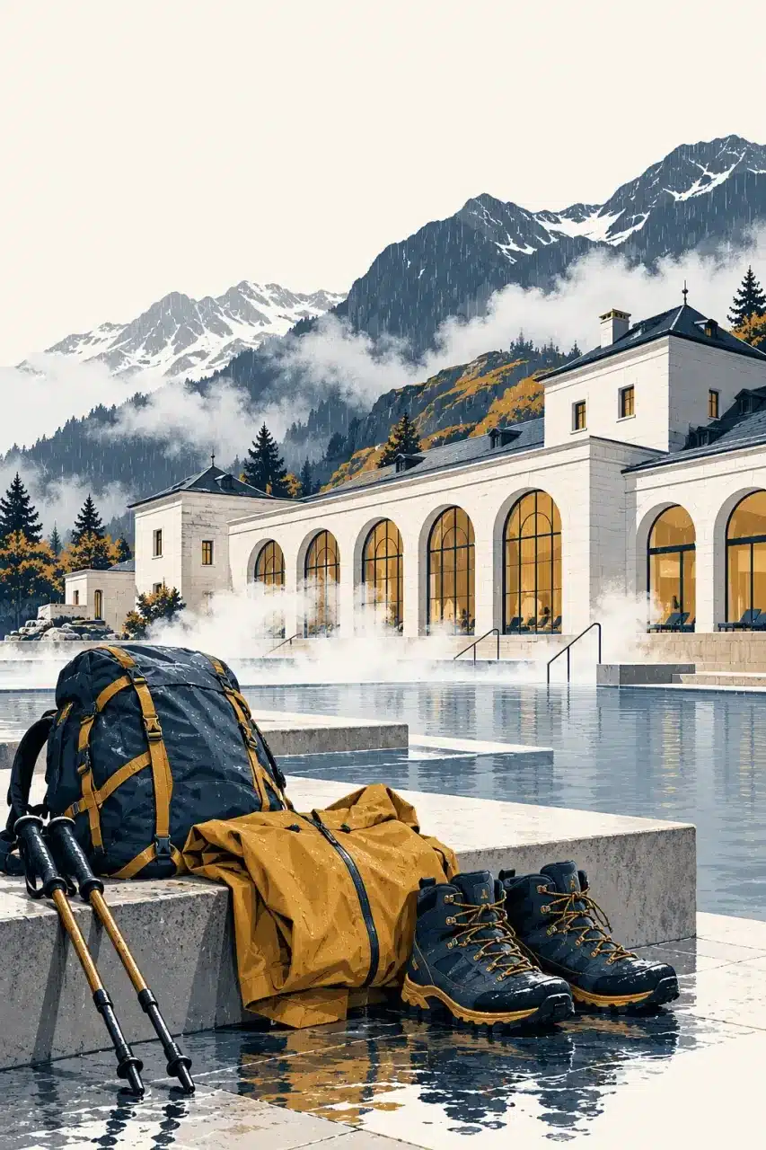 Thermes et solution en cas de pluie pendant des vacances Pyrénées été