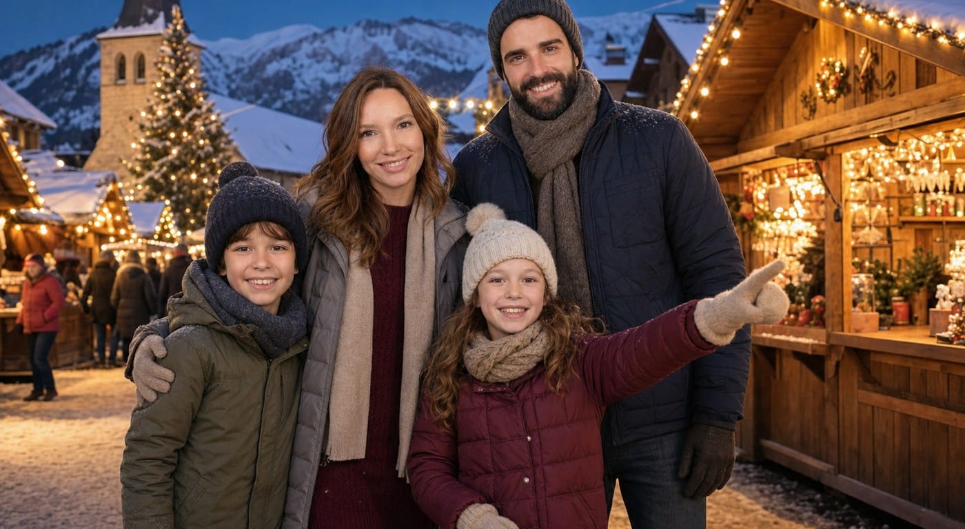 Marché de Noël de La Clusaz : l'hiver où Inès a lâché ma main